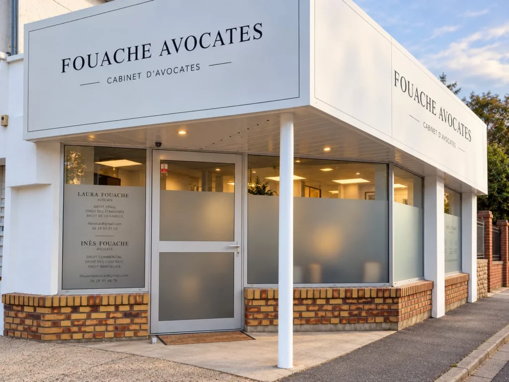 Façade du cabinet Fouache Avocates, 92 avenue du Colonel Fabien à Vitry-sur-Seine